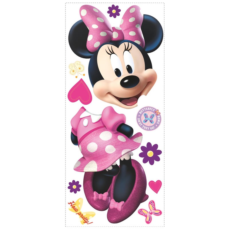 Disney RoomMates RMK2008GM Minnie Mouse Bow-tique Giant Peel and Stick Wall Decal - Image 3
